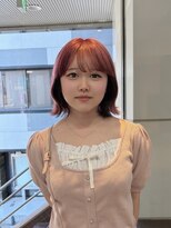 ソワンドゥ ブレス カルム 西中島店(soin de brace calme)&nbsp;ペールピンク×インナーカラー