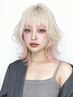 カット+ハイブリーチ+極上トリートメント（ケアブリーチ2回）[幕張/海浜幕張]