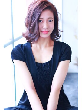 ラファンジュ ヘアー クレオ(Rohange hair Creo) 【Creo】アンニュイボブディ#ピンクベージュ#ボブルフ