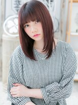 モッズヘア 越谷(mod's hair)&nbsp;*mod's越谷*ボルドーが大人かわいい☆小顔セミディa!