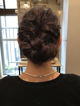 ロータス ヘアデザイン(LOTUS hair design.) 編み込みアレンジ×guest style
