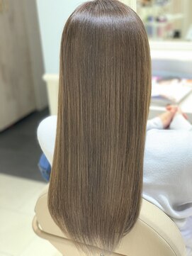 ノアエクレ 銀座(noah ecle) 【noahecle銀座】グレージュ似合わせナチュサラストレート