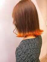 シェリエ(Cherie)&nbsp;オレンジヘア/オレンジブラウン/裾カラー/オレンジ裾カラー