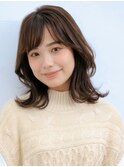 大人ウルフ外ハネボブスタイル