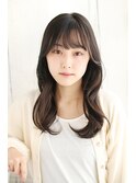 20代30代40代 透け感バングでエギョモリスタイル【草津】#792