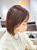 ラッキーヘア 加古川(Lucky Hair)&nbsp;透けバング×艶ボブ【シン】