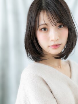 ドクターズサロン LAB 小山店 アッシュオリーブ内巻きワンカールボブe小山20代30代40代