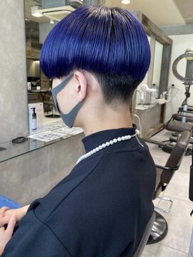 エイトメン 上野店(EIGHT MEN) メンズ/韓国風マッシュ/ネイビーブルー/上野駅