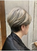 ショートボブ ショート 大人ショート ひし形シルエット