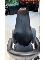 ザシェノンアオヤマ(THE CHAINON AOYAMA) レイヤー髪質改善ケラチントリートメント前髪クロスパーマ