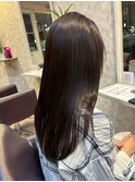 縮毛矯正ロング♪髪質改善ストレート