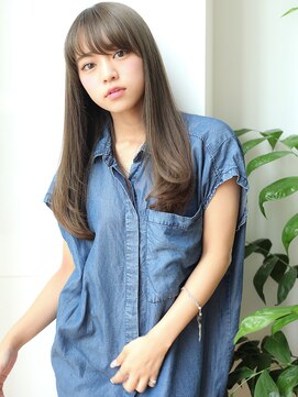 マイラ 銀座(myla) 髪質改善ナチュラルストレート艶髪姫カットシアーカラーセミディ