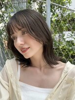 ジーナ 高槻(Zina) 髪質改善＊アッシュブラウンミニウルフ＊美髪【Zina高槻】