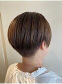 大人かっこいいイケメンショート 髪質ケアハイライト