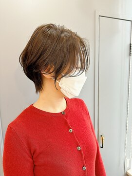 トッカ ヘアアンドトリートメント 難波店 小顔似合わせカット愛されクールショート20代/30代40代50代/難波