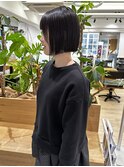 ［Ocean Hair&Life 水田］大人ボブスタイル☆切りっぱなしボブ