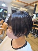 ショートウルフ×パープルブラック