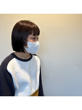 デレディールフィデル(DERE-DIR fidele) 切りっぱなしボブ×姫カット