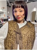 顔周りざっくりカット