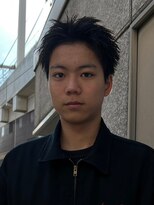 エルマーク 豊中(L-MARK)&nbsp;アップバングツーブロックバーバーフェードツイストメッシュ