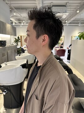 マルフェ 天王寺(marfe) 【marfe】スパイキーショート＿短髪ショート＿アップバング