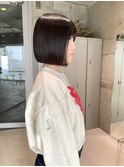 ｛kando hair｝アッシュ/グレージュ/ブラウン/ボブ/切りっぱなし