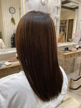 ヴィアンカ(Vianca) ノーアイロン仕上げ×酸性ストレート