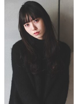 ジェスター 烏丸御池店(JESTER) <shino>大人可愛い 黒髪 オルチャン シースルーバング