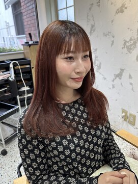 コク 千葉駅西口(COQU) レイヤーカット＋暖色カラー