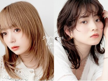 スリールヘアー 鹿児島天文館店(suri-ru hair)の写真/【天文館駅すぐ】ミリ単位までこだわる高いカット技術で360°可愛いを叶える♪［鹿児島中央/鹿児島天文館］