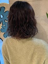 レジュアル(RESSUAL)&nbsp;黒髪ボブ　プードルパーマ