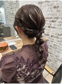 結婚式お呼ばれヘア