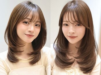 バイオレットジェム(Violet`jem)の写真/《最新★盛れるレイヤーカットはVioletへ》一流スタイリストのカットで即垢抜け♪上品な透明感カラーも◎