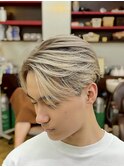 MEN’S HAIR/波巻きツイストスパイラル/リバースセンターパート