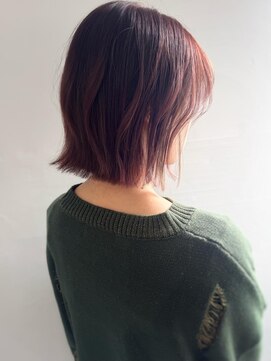 エル セルカ 高田馬場(el CERCA) 外ハネボブ×ローズブラウンカラー