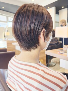 フロア(FLOOR) #くびれショート#白髪ぼかし#金沢文庫FLOOR八木