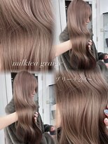 ペレ 渋谷(PELE) イメチェン/ピンクベージュ/アンブレラカラー/前髪/渋谷