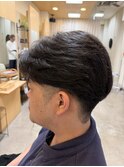毛流れセンターパート