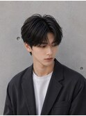 men's/メンズ/メンズカット/韓国/黒染/顔周り/マッシュ