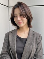 ロンド 銀座(Lond)&nbsp;☆春日☆ニュアンスウルフワンホンレイヤーダークブルーボブ33