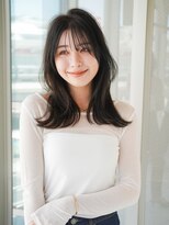 ニューヨークニューヨーク 三宮駅前店(NYNY)&nbsp;大人可愛いミディアムレイヤー+ダークブラウン
