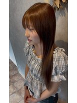 パーミル ヘア クマモト(permille ‰ hair Kumamoto)&nbsp;ブラウン×うる艶ロング