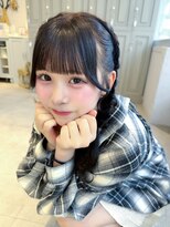 カシュカシュ 表参道(cache cache)&nbsp;アイドルアレンジ三つ編みツインテール