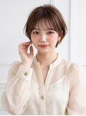 大人可愛い30代40代50代小顔くびれショート丸みショート