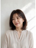 ロアール ソワ(LOAOL SOIE)&nbsp;40代ミディアムはロアールにお任せ下さい♪ 江南美容室
