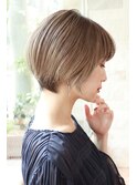40代50代60代の大人ボブ/白髪ぼかしハイライト/堀江/北堀江