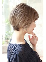ヘアスタジオルース(HAIR STUDIO LUZ) 40代50代60代の大人ボブ/白髪ぼかしハイライト/堀江/北堀江