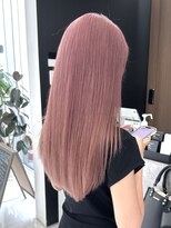 シーナ バイ マグ(siina. by Mag)&nbsp;透明感ピンクベージュカラー髪質改善ケアブリーチ艶髪秋カラー
