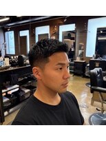 ワンワンオー バーバーショップ 博多店(@110 BARBER SHOP)&nbsp;ツーブロックショートカルマヘアスリックバックジェットフェード