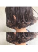 bibito デジタルパーマフレンチボブ マニッシュなネオソバージュ